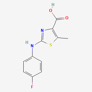 2-(4-Fluorophenylamino)-5-methylthiazole-4-carboxylic acid