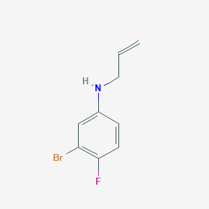 molecular formula C9H9BrFN B1411938 3-Bromo-4-fluoro-N-(prop-2-en-1-yl)aniline CAS No. 1566177-13-6