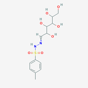 molecular formula C13H20N2O7S B14119413 D-glucose-(toluene-4-sulfonylhydrazone) 
