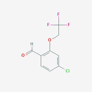 4-Chloro-2-(2,2,2-trifluoroethoxy)benzaldehyde