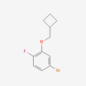 4-Bromo-2-(cyclobutylmethoxy)-1-fluorobenzene