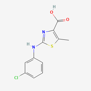 2-(3-Chlorophenylamino)-5-methylthiazole-4-carboxylic acid