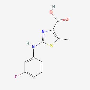 2-(3-Fluorophenylamino)-5-methylthiazole-4-carboxylic acid
