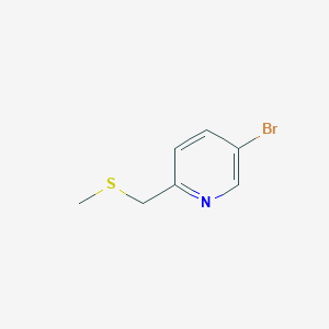 5-Bromo-2-methylsulfanylmethyl-pyridine