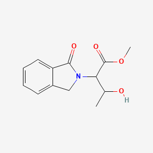 methyl 3-hydroxy-2-(1-oxo-1,3-dihydro-2H-isoindol-2-yl)butanoate