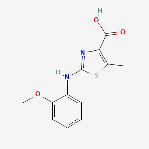 2-(2-Methoxyphenylamino)-5-methylthiazole-4-carboxylic acid