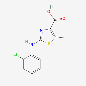 2-(2-Chlorophenylamino)-5-methylthiazole-4-carboxylic acid