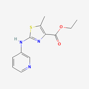 5-Methyl-2-(pyridin-3-ylamino)-thiazole-4-carboxylic acid ethyl ester