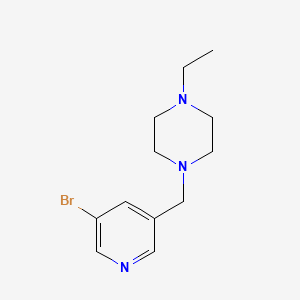 1-[(5-Bromopyridin-3-yl)methyl]-4-ethylpiperazine