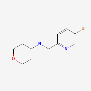 N-[(5-bromopyridin-2-yl)methyl]-N-methyloxan-4-amine