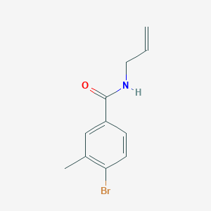 4-Bromo-3-methyl-N-(prop-2-en-1-yl)benzamide