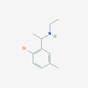 [1-(2-Bromo-5-methylphenyl)ethyl](ethyl)amine