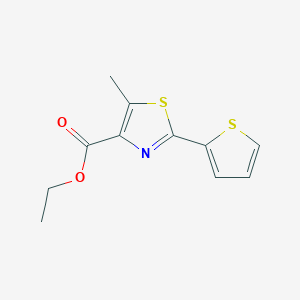 5-Methyl-2-thiophen-2-yl-thiazole-4-carboxylic acid ethyl ester