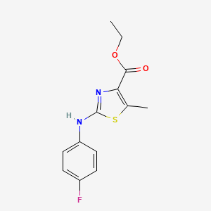 2-(4-Fluorophenylamino)-5-methylthiazole-4-carboxylic acid ethyl ester
