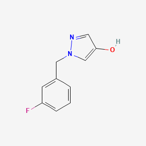 1-(3-Fluorobenzyl)-1H-pyrazol-4-ol