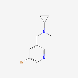 N-[(5-bromopyridin-3-yl)methyl]-N-methylcyclopropanamine