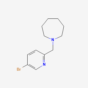 1-[(5-Bromopyridin-2-yl)methyl]azepane