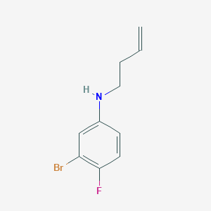 3-Bromo-N-(but-3-en-1-yl)-4-fluoroaniline
