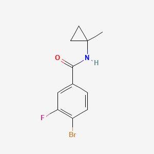4-Bromo-3-fluoro-N-(1-methylcyclopropyl)benzamide