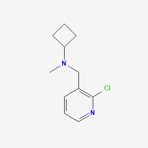 N-[(2-chloropyridin-3-yl)methyl]-N-methylcyclobutanamine