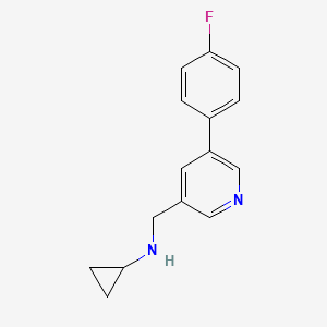 Cyclopropyl-[5-(4-fluorophenyl)-pyridin-3-ylmethyl]-amine