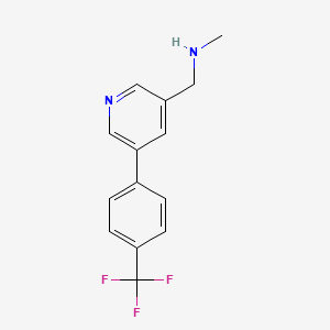 Methyl-[5-(4-trifluoromethylphenyl)-pyridin-3-ylmethyl]-amine