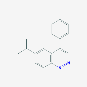 molecular formula C17H16N2 B14119874 4-Phenyl-6-(propan-2-yl)cinnoline 