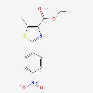 5-Methyl-2-(4-nitrophenyl)-thiazole-4-carboxylic acid ethyl ester