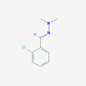 molecular formula C9H11ClN2 B14119882 2-(2-Chlorobenzylidene)-1,1-dimethylhydrazine CAS No. 5051-47-8