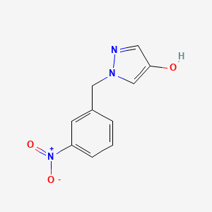 1-(3-Nitrobenzyl)-1H-pyrazol-4-ol