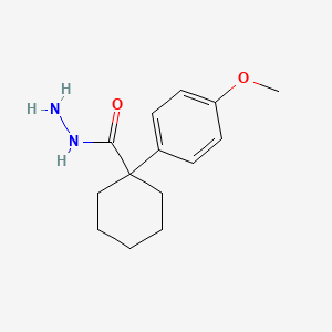 1-(4-Methoxyphenyl)cyclohexanecarbohydrazide