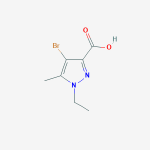 4-Bromo-1-ethyl-5-methyl-1H-pyrazole-3-carboxylic acid