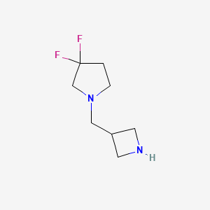 1-[(Azetidin-3-yl)methyl]-3,3-difluoropyrrolidine