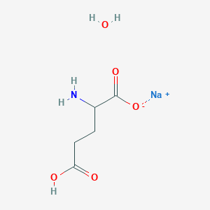 molecular formula C5H10NNaO5 B14119949 Monosodium gluta-mate monohydrate 