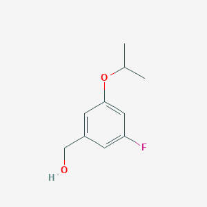 [3-Fluoro-5-(propan-2-yloxy)phenyl]methanol