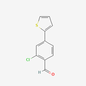 2-Chloro-4-(thiophen-2-yl)benzaldehyde