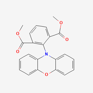 molecular formula C22H17NO5 B14120015 Dimethyl 2-(10H-phenoxazin-10-yl)isophthalate 