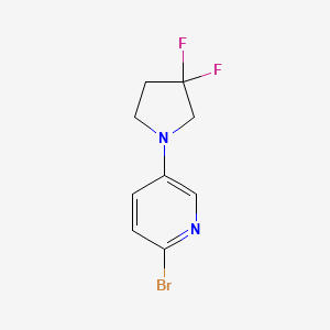 2-Bromo-5-(3,3-difluoropyrrolidin-1-yl)pyridine