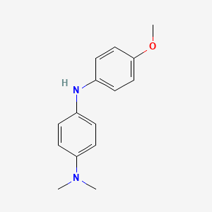 molecular formula C15H18N2O B14120054 N~4~-(4-Methoxyphenyl)-N~1~,N~1~-dimethylbenzene-1,4-diamine CAS No. 54480-44-3