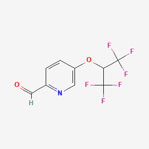 5-(1,1,1,3,3,3-Hexafluoropropan-2-yloxy)picolinaldehyde