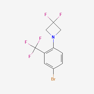 1-(4-Bromo-2-(trifluoromethyl)-phenyl)-3,3-difluoroazetidine