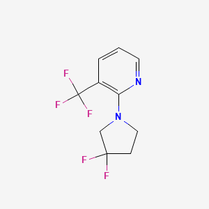 2-(3,3-Difluoropyrrolidin-1-yl)-3-(trifluoromethyl)pyridine
