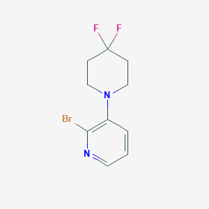 2-Bromo-3-(4,4-difluoropiperidin-1-yl)pyridine