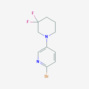 2-Bromo-5-(3,3-difluoropiperidin-1-yl)pyridine