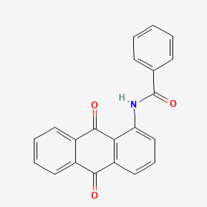 molecular formula C21H13NO3 B14120201 N-(9,10-Dioxo-1-anthryl)benzamide CAS No. 3571-23-1