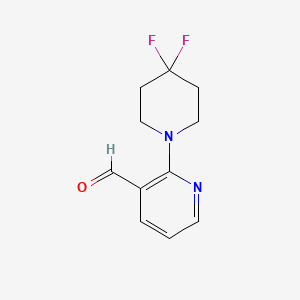 2-(4,4-Difluoropiperidin-1-yl)nicotinaldehyde