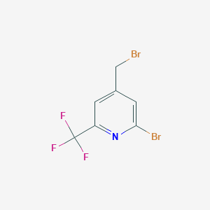2-Bromo-4-bromomethyl-6-(trifluoromethyl)pyridine
