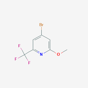 4-Bromo-2-methoxy-6-(trifluoromethyl)pyridine