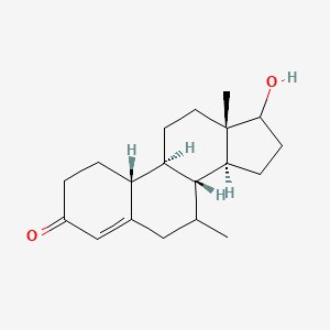 molecular formula C19H28O2 B14120466 19-Nor-7a-methyltestosterone 