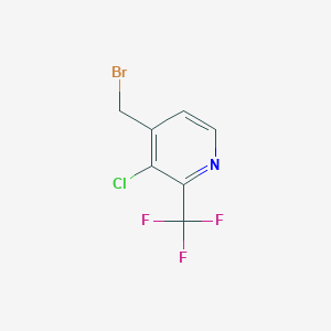 4-Bromomethyl-3-chloro-2-(trifluoromethyl)pyridine